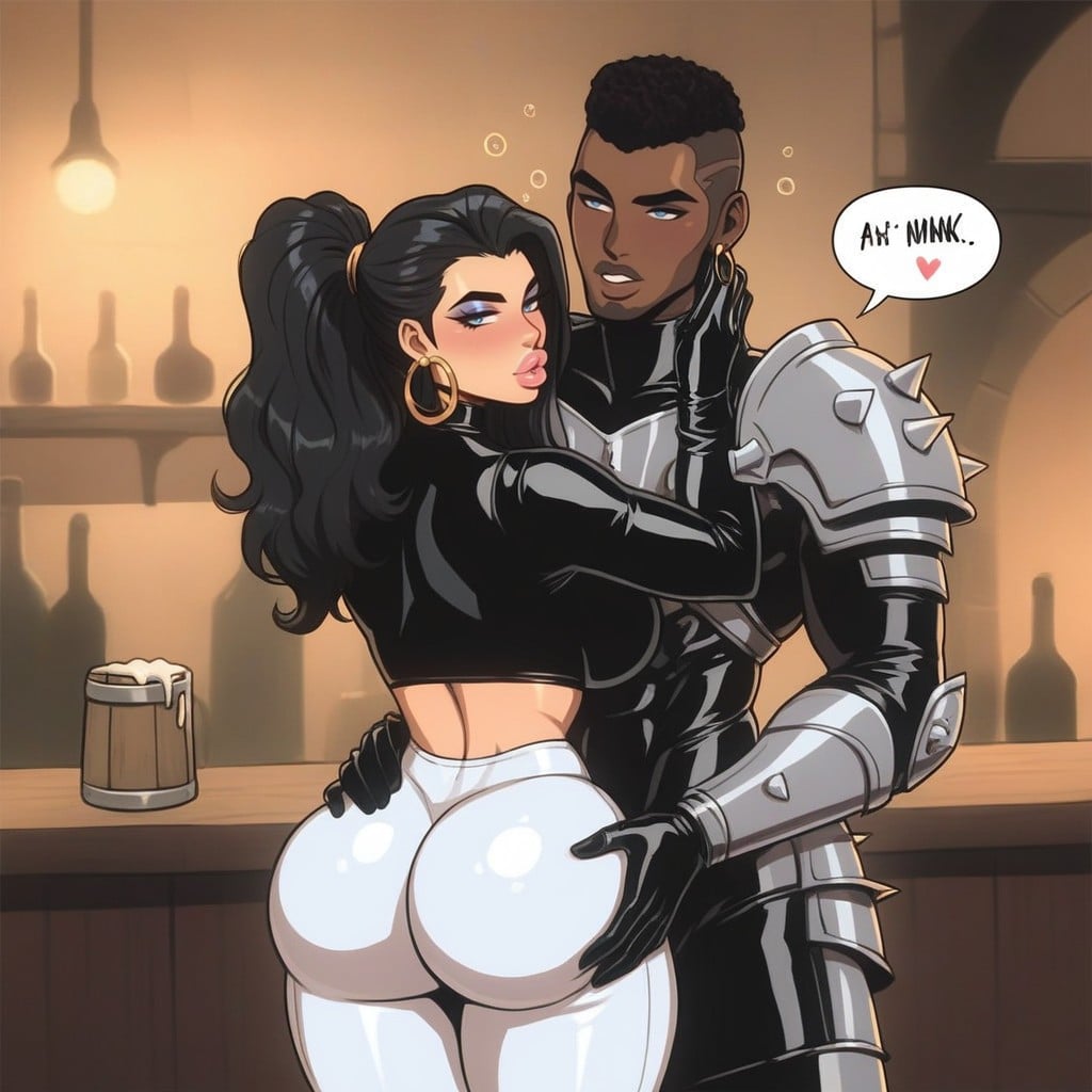 Tavern, Interracial, Round Bubble Butt AI黄片