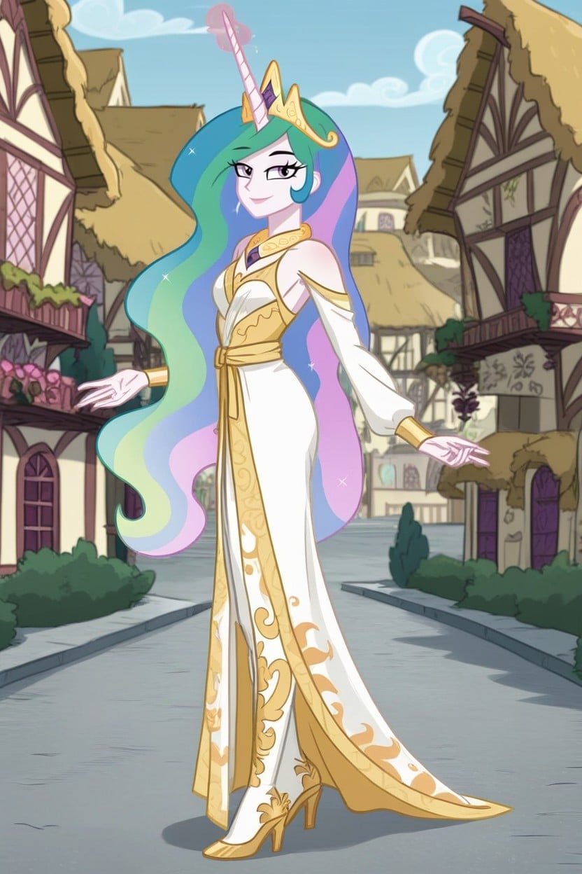 25+, Equestria Celestia, High Resolution AI黄片