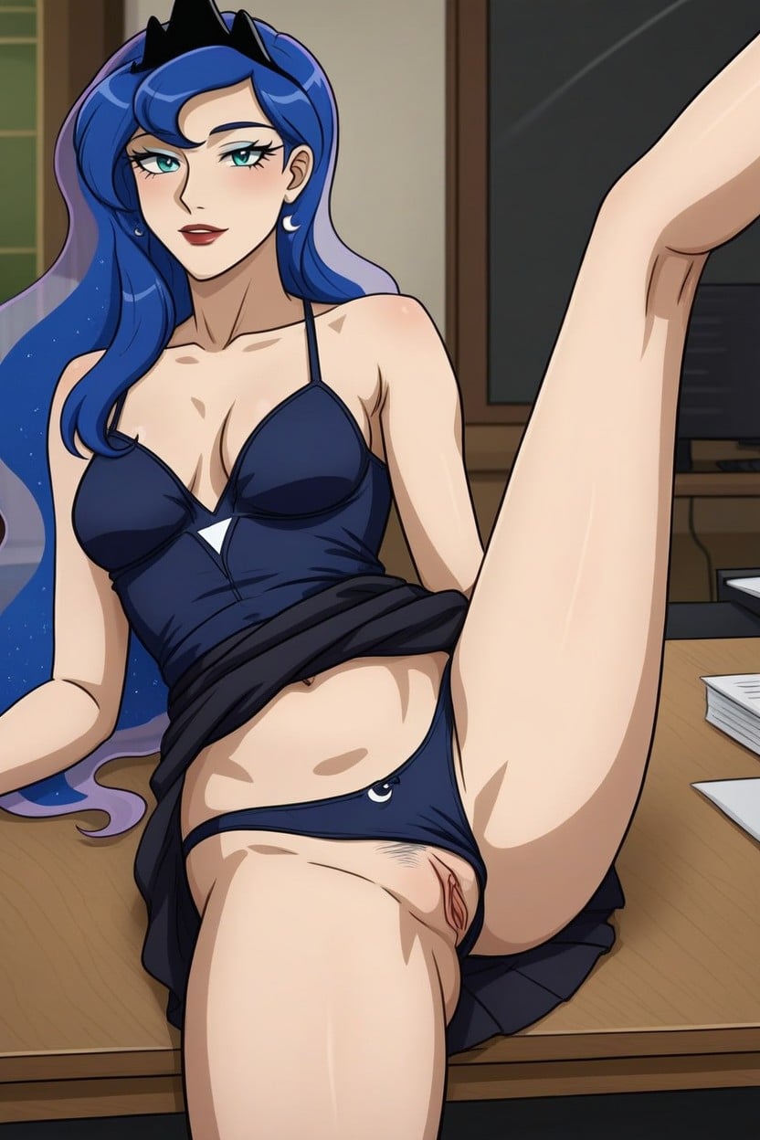 办公室, 25+, Equestria Princess Luna AI黄片