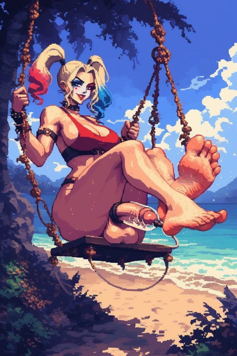 Normal Size Penis, Very Big Heels, Meaty Sides Of Feet AI黄片