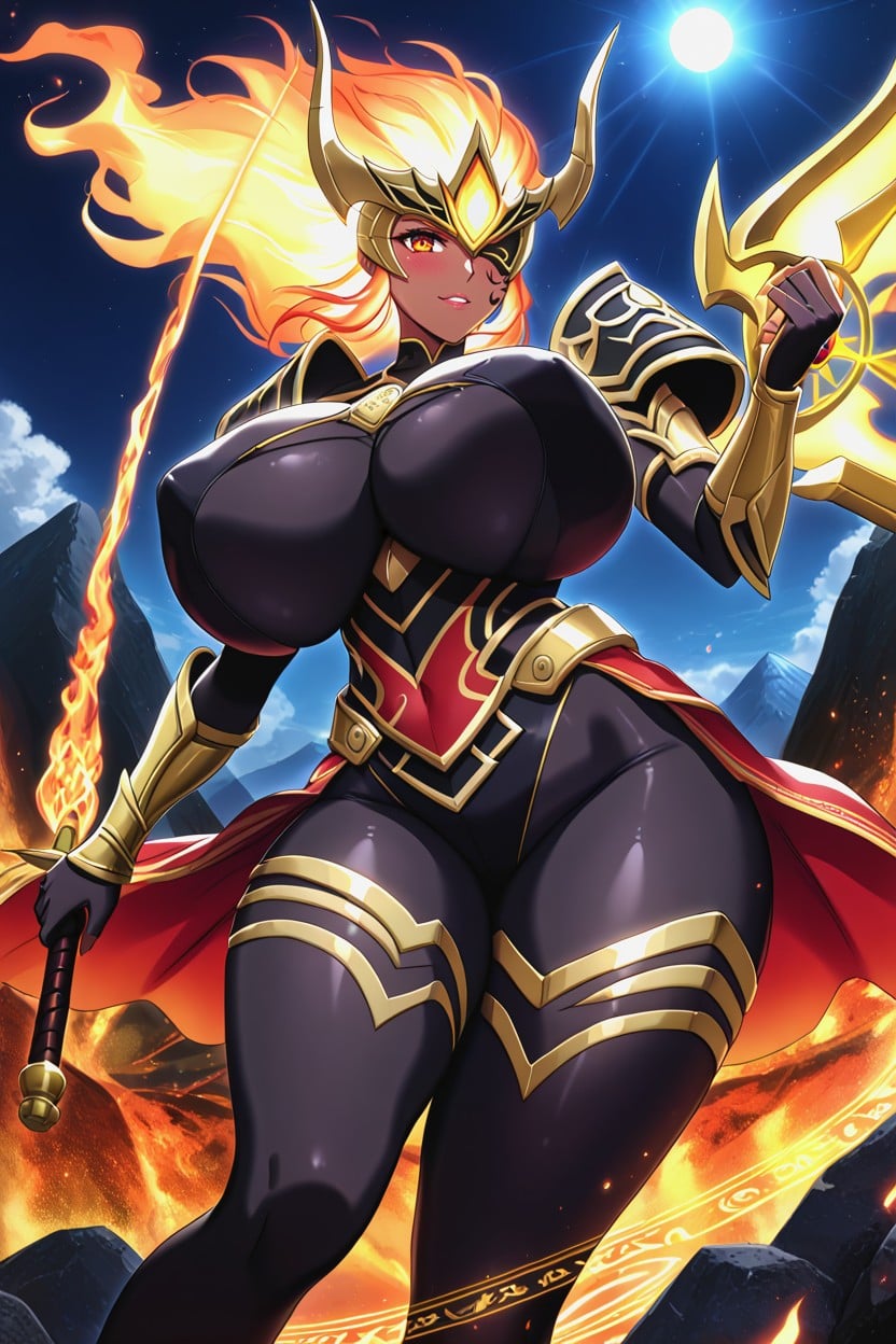 盔甲, "alsace From Azur Lane"fiery Eye Mask Covering Eyes, 魔法阵 AI黄片