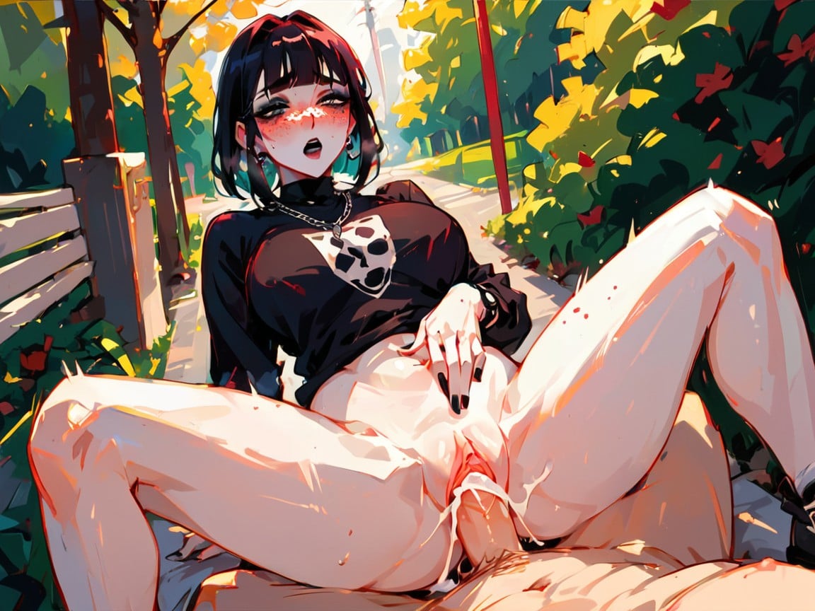 Freckles, Creampie, Blunt Bangs AI黄片