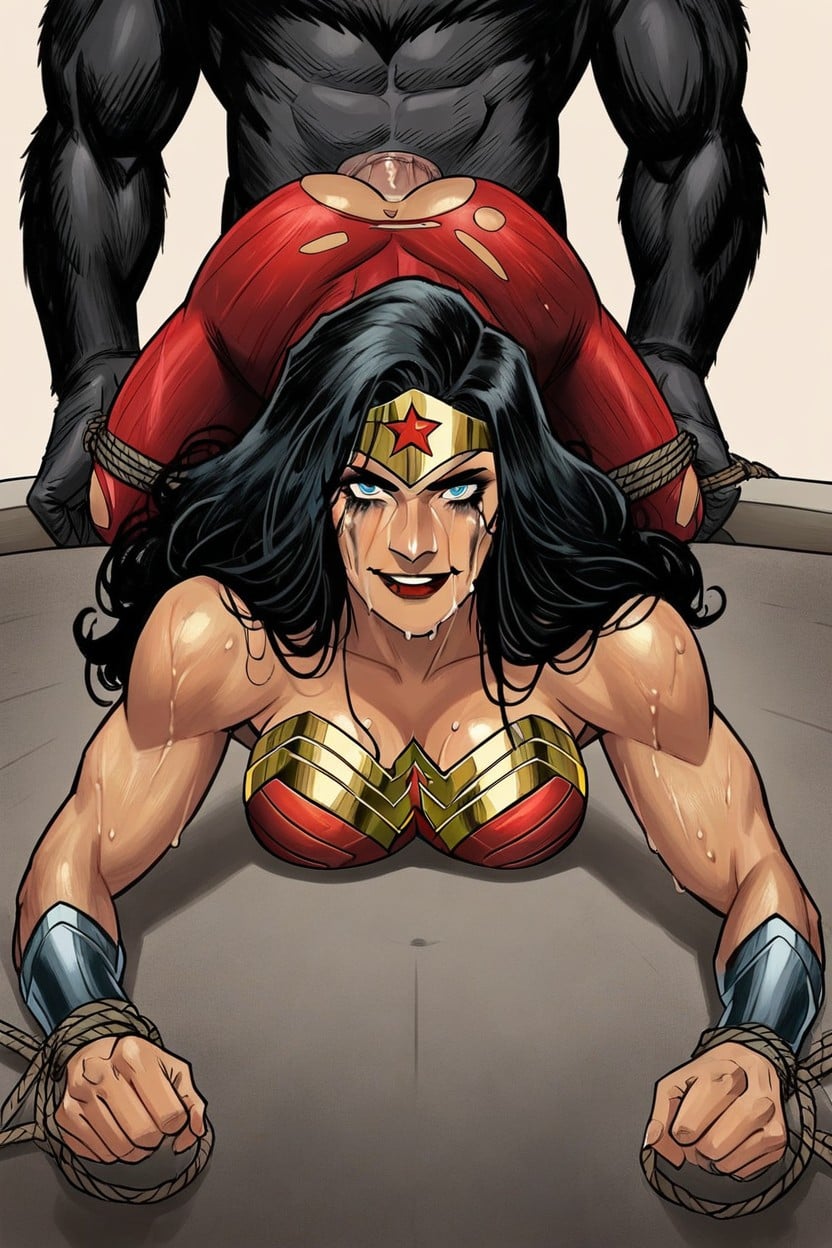 Messy Makeup, 半闭的眼睛, 正面视图 AI黄片